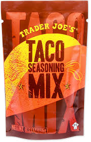 TRADER JOES TACO SEASONING MIX 1.3 OZ #ROCK VALUE-ORDER BY  TUESDAY EVENING AUGUST 19 ARRIVING AUGUST 27 FOR DELIVERY#