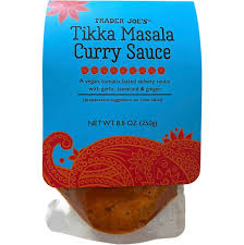 TRADER JOES TIKKA MASALA CURRY SAUCE 8.8 OZ #ROCK VALUE-ORDER BY TUESDAY EVENING SEP 30 ARRIVING OCT 08 FOR DELIVERY#