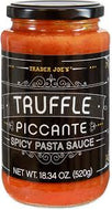 TRADER JOES TRUFFLE PICCANTE SPICY PASTA SAUCE 18.3 OZ #ROCK VALUE-ORDER BY  TUESDAY EVENING OCT 28  ARRIVING NOV 05   FOR DELIVERY#