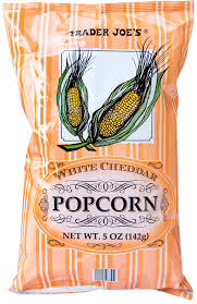 TRADER JOE'S WHITE CHEDDAR POPCORN 5 OZ #ROCK VALUE-ORDER BY TUESDAY EVENING NOV 25 ARRIVING DEC 03 FOR DELIVERY#