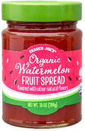 TRADER JOES ORGANIC WATERMELON FRUIT SPREAD 10 OZ #ROCK VALUE-ORDER BY  TUESDAY EVENING OCT 28  ARRIVING NOV 05   FOR DELIVERY#