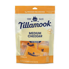 TILLAMOOK MEDIUM CHEDDAR CHEESE SNACK PORTIONS 10 CT 7.5 OZ #ROCK VALUE-ORDER BY THURSDAY EVENING NOV 14   ARRIVING NOV 19  FOR DELIVERY#</p>