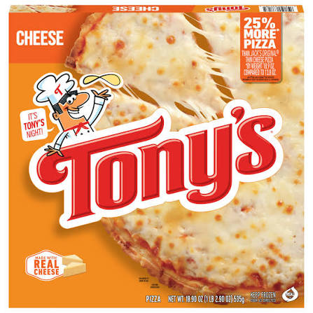 TONY'S CHEESE PIZZARIA STYLE CRUST PIZZA 18.9 OZ