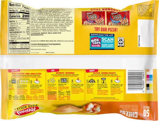 TOTINO'S CHEESE PIZZA ROLLS 24.8 OZ