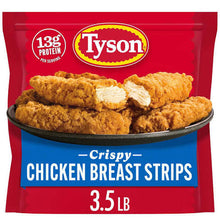 TYSON CRISPY CHICKEN BREAST STRIPS 3.5 LBS
