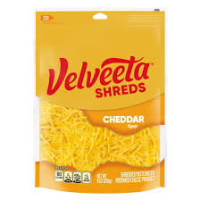 VELVEETA SHREDS CHEDDAR STYLE CHEESE 8 OZ