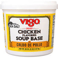 VIGO CHICKEN SOUP BASE 5 LB TUB #ROCK VALUE-ORDER BY  TUESDAY EVENING NOV 25  ARRIVING DEC 03  FOR DELIVERY#