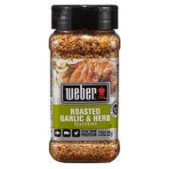 WEBER ROASTED GARLIC & HERB SEASONING 7.75 OZ #ROCK VALUE-ORDER BY  MONDAY EVENING NOV 19 ARRIVING NOV 27  FOR DELIVERY#