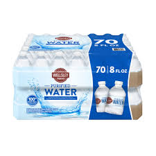 WELLSLEY  PURIFIED DRINKING WATER 8 OZ 70 PACK