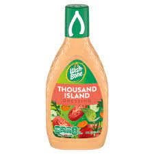 WISH-BONE THOUSAND ISLAND SALAD DRESSING 15 OZ  #ROCK VALUE-ORDER BY  MONDAY EVENING OCT 21 ARRIVING OCT 30  FOR DELIVERY#