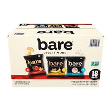 BARE BAKED  DRIED FRUIT VARIETY PACK .53 OZ 18 PK #ROCK VALUE-ORDER BY TUESDAY EVENING MAY 20 ARRIVING MAY 28 FOR DELIVERY# (Copy)