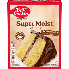 Betty Crocker Super Moist Butter Recipe Yellow Cake 13.25 oz