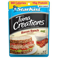 STARKIST TUNA CREATIONS BACON RANCH FLAVORED 2.6 OZ