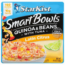 STARKIST TUNA SMART BOWLS QUINOA & BEANS LATIN CITRUS  4.5 OZ