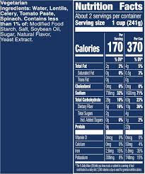 PROGRESSO VEGETABLE CLASSICS LENTIL SOUP 19 OZ