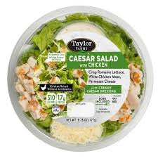 TAYLOR FARMS CEASAR SALAD WITH CHICKEN SALAD KIT 2-6.25 oz