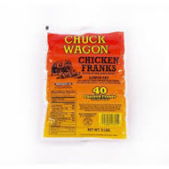 CHUCK WAGON CHICKEN FRANKS WITH PORK AND BEEF 40CT(5 LBS)