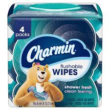 Charmin Flushable Wipes 160 ct