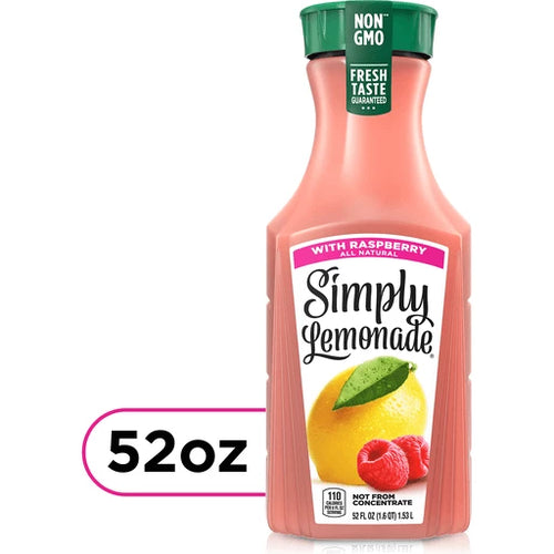 SIMPLY LEMONADE WITH RASBERRY 52 oz