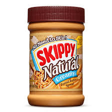 SKIPPY NATURAL CREAMY PEANUT BUTTER 15 OZ