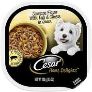 CESAR SAUSAGE FLAVOR WITH EGG & CHEESE IN SAUCE 3.5 OZ