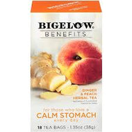 bigelow ginger peach herbal tea 18 ct