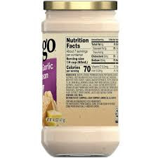 PREGO ROASTED GARLIC PARMESAN ALREDO SAUCE 14.5 OZ