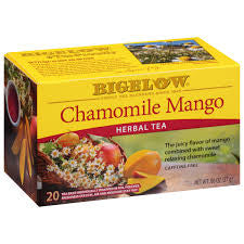 Bigelow Chamomile Mango Herbal Tea 20 ct