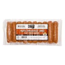 MAPLE BREAKFAST SAUSAGE LINKS 20 CT 24OZ