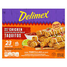 DELIMEX CHICKEN CORN TAQUITOS 23 CT