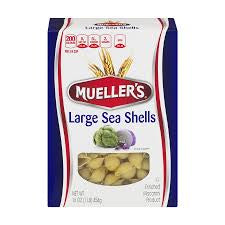 MUELLERS LARGE SEA SHELLS 16 OZ