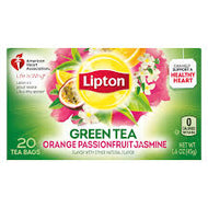 LIPTON GREEN TEA ORANGE PASSIONFRUIT JASMINE 20 CT