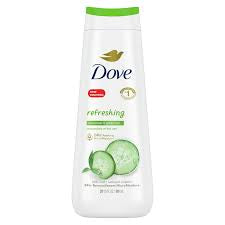 DOVE CUCUMBER AND GREEN TEA BODY WASH 23 OZ