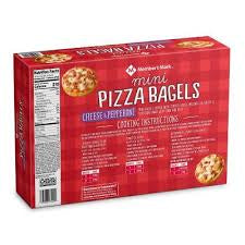 MEMBERS MARK MINI PIZZA BAGELS CHEESE & PEPPERONI 72 CT 3 LB