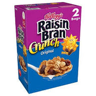 KELLOGS RAISIN BRAN CRUNCH BREAKFAST CEREAL 42 OZ