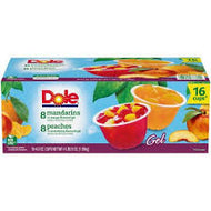 DOLE VARIETY PACK FRUIT CUPS IN GEL 4 OZ 16 COUNT