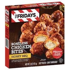 TGIF HONEY BBQ BONELESS CHICKEN BITES 15 OZ