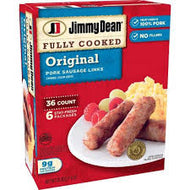 JIMMY DEAN FULLY COOKED PORK SAUSAGE LINKS 28.8 OZ