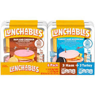 LUNCHABLES 6 PACK (3 HAM & CHEDDAR + 3 TURKEY & AMERICAN)