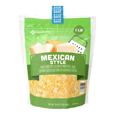 MM MEXICAN STYLE FOUR CHEESE FINELY SHREDDED 16 OZ