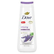 DOVE LAVENDER OIL AND CHAMOMILE BODY WASH 23 OZ