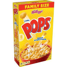 KELLOGG'S CORN POPS FAMILY SIZE 16.6 OZ