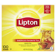 LIPTON BLACK TEA BAG 100 CT