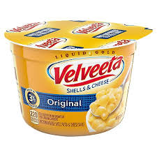 VELVEETA SHELLS & CHEESE MICROWAVEABLE SERVE CUPS 2.39 OZ