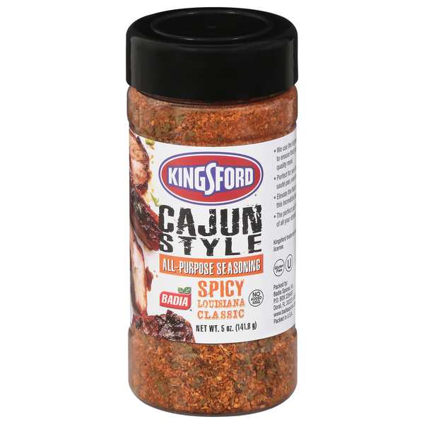 KINGSFORD CAJUN STYLE ALL PURPOSE SEASONING SPICY LOUISIANA CLASSIC 3.5 OZ