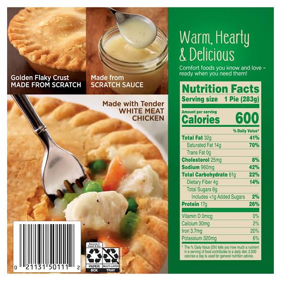 MARIE CALLENDER'S CHICKEN POT PIE 10 OZ