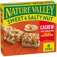 NATURE VALLEY SWEET & SALTY CASHEW NUT GRANOLA BAR 7.40 OZ