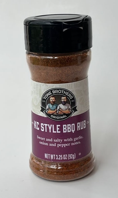 TONE KC STYLE BBQ RUB 3.25 OZ