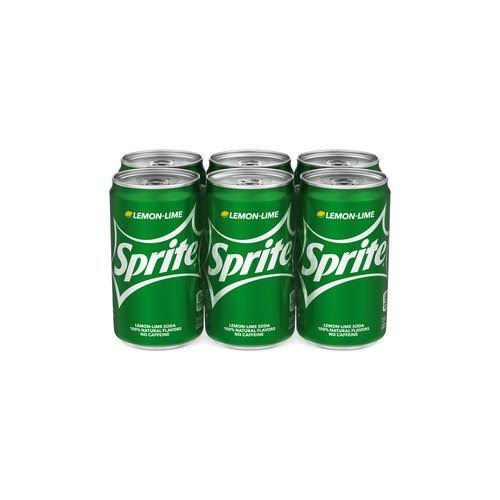 SPRITE LEMON LIME 12 OZ 6 PACK