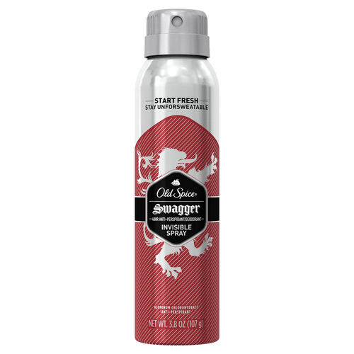 OLD SPICE INVISIBLE SPRAY DEODORANT SWAGGER 3.8 OZ